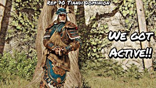 We Got Active Rep 70 Tiandi Dominion  For Honor [upl. by Ardnosal]