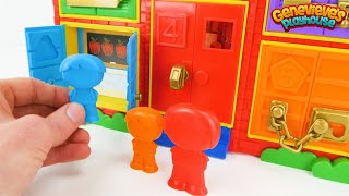 Best Toddler Learning Video for Kids Locking Toy School [upl. by Tani418]