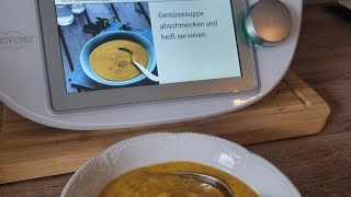 Gemüsecremesuppe aus dem Thermomix Cookidoo Rezept tm6 [upl. by Ahsenra]