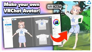 How to Make Your Own Custom VRChat Avatar Easy StepbyStep Tutorial [upl. by Laird896]