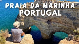 Praia da Marinha One of the Best Beaches in the Algarve Portugal [upl. by Ahsym]