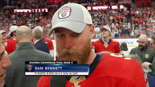 Sam Bennett talks Panthers going to Stanley Cup Final [upl. by Aelegna]