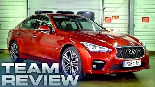 Infiniti Q50 Team Review  Fifth Gear [upl. by Nathanoj]