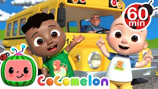 Wheels on the bus  CoComelon  Kids Cartoons amp Nursery Rhymes  Moonbug Kids [upl. by Akemrehs226]