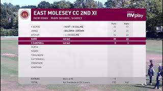 MATCH DAY 15 ESHER 2ND XI V EAST MOLESEY 2ND XI [upl. by Uohk]