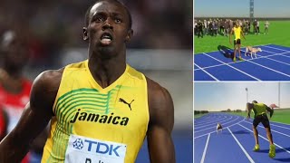 quotUsain Bolt vs Fastest Dog Who Wins 100m Racequot [upl. by Asiuqram]