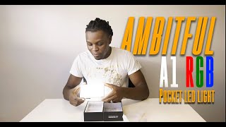 Ambitful A1 RGB Pocket LED Light [upl. by Akeenat891]