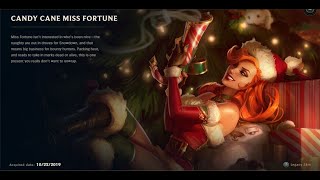 CANDY CANE MISS FORTUNE SKIN SPOTLIGHT08092024 [upl. by Ymassej]