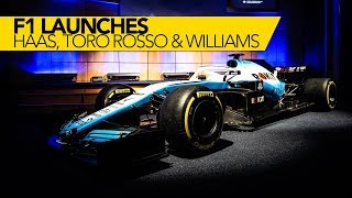 Williams amp Haas presenteren nieuwe look F1 2019 [upl. by Mannie477]