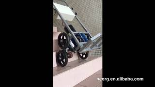 80KG Foldable Fourwheel Stair Climbing Trolley sctf001 [upl. by Deloria]