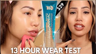 BRAND NEW URBAN DECAY HYDROMANIAC TINTED HYDRATOR  WEAR TEST REVIEW [upl. by Aenyl]