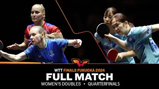 FULL MATCH  Balazova  Matelova vs Nagasaki  Kihara  WD QF  WTTFukuoka 2024 [upl. by Einafats]