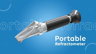 Portable Refractometer  3D Animation  Application amp use [upl. by Gasparo]