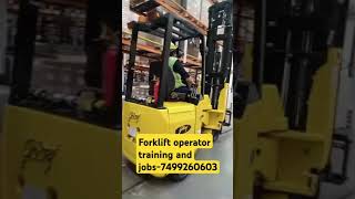 Forklift operator training and job7499260603 [upl. by Ziza]