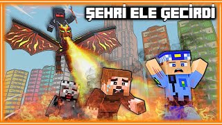 KÖTÜ BÜYÜCÜ ŞEHRİ ELE GEÇİRDİ 😱  Minecraft [upl. by Crescint]