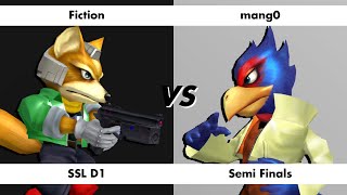 Fiction vs mang0  SoCal Star League 3 D1  Semi Finals [upl. by Vocaay]