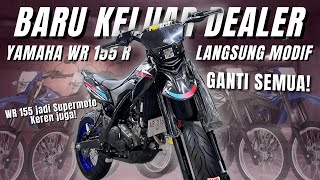 MODIFIKASI YAMAHA WR155R JADI SUPERMOTO 2022 Modif Anti Mainstream Menarik Perhatian [upl. by Helsell]