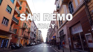 San Remo Italy  Driving Tour 4K [upl. by Artinahs]