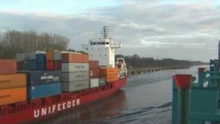 Containerschiff MS quotANNA SIRKKAquot  KielKanal  Teil 2 [upl. by Michaelina]