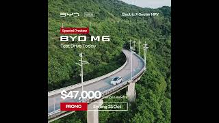 AllNew BYD M6 Most Affordable 7Seater EV with 47000 Special Preview Savings [upl. by Boffa195]