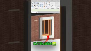 ✅ Extrusion in Revit revit architecture ytshorts shorts trending [upl. by Yeargain916]