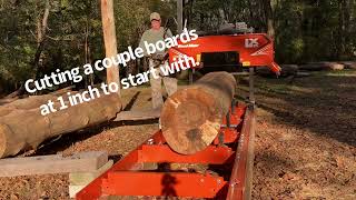 WOODMIZER LX25 SAW MILL  REVIEW AND HELPFUL TIPS [upl. by Ingar998]