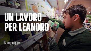 Autismo un lavoro per Leandro quotLimpiego al supermercato lo fa sentire adultoquot [upl. by Amary133]