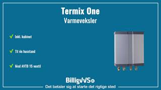 Termix One varmeveksler  EAN 5706560092770 [upl. by Carpenter]