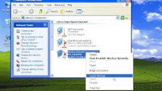 How to connect Windows XP to your wireless network [upl. by Namilus]