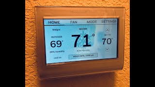 Honeywell RTH9585WF Upgrade to smart thermostat [upl. by Shell130]