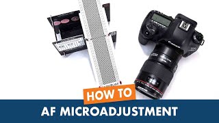 How to use Canon AF Microadjustment [upl. by Ffilc]