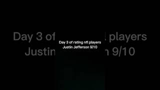 Day 3 of rating nfl players [upl. by Krystle]