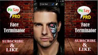 Edit Foto Face Terminator Picsay Pro  Android [upl. by Ojibbob]