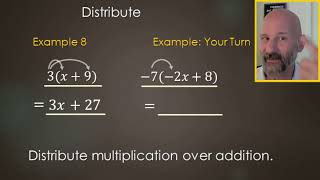 Distributing Made Easy Algebra Tips for Review [upl. by Naillimxam375]