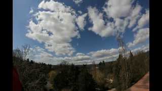 Timelapse Wolkenzug über dem Taunus [upl. by Joslyn]