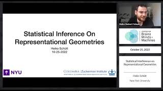 Tutorial on Statistical Inference On Representational Geometries [upl. by Willumsen]