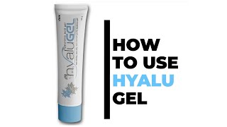 HOW TO USE  HYALU GEL  HYALURONIC ACID GEL [upl. by Leahcimrej]