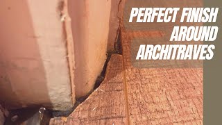 How to make perfect neat finish around door frames and architraves with laminate flooring [upl. by Calysta659]