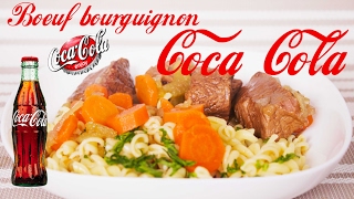 Boeuf bourguignon au COCA COLA 😝 [upl. by Erdman]