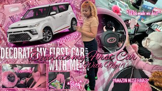 DECORATE MY FIRST CAR WME 2023  CARTOUR  spending over 2k  2020 Kia Soul GTline [upl. by Len]