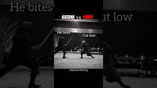 Katana vs Sabre HEMA [upl. by Clarette]