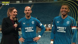 Václav Černý and James Tavernier speak after 20 win for Rangers against St Johnstone [upl. by Nylqcaj]