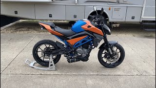 2023 CF Moto 300NK  Custom Paint and Custom Exhaust [upl. by Lisle]