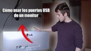 Aprende a USAR los PUERTOS USB de un MONITOR 🖥️ [upl. by Sid65]