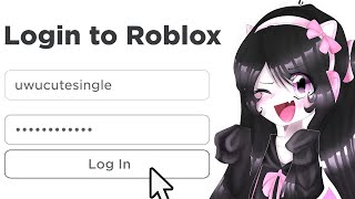 I HACKED UWUCUTESINGLE ROBLOX ACCOUNT 💀 [upl. by Nonac]