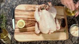 How to make Chicken Roasted with Garlic and Verjuice [upl. by Hannahoj]