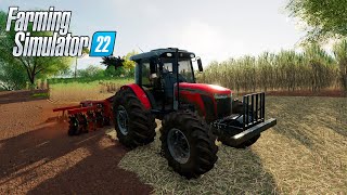 REI DO ALAMBIQUE VOU GRADEAR TODA A CANA FARMING SIMULATOR 22 [upl. by Aizatsana]