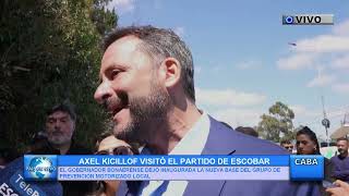 AXEL KICILLOF VISITÓ EL PARTIDO DE ESCOBAR [upl. by Eaves]