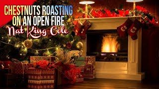 Chestnuts Roasting on an Open Fire Lyrics  Nat King Cole  Christmas Music Video [upl. by Ahsahs]