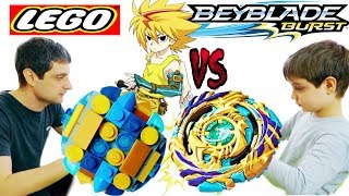 Бейблейд Берст Fafnir F3 Hasbro VS Fafnir F3 Lego Волчок из Лего BeyBlade Burst God [upl. by Adnamar]